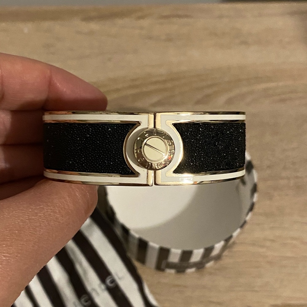 Henri Bendel Caviar Enamel Bracelet